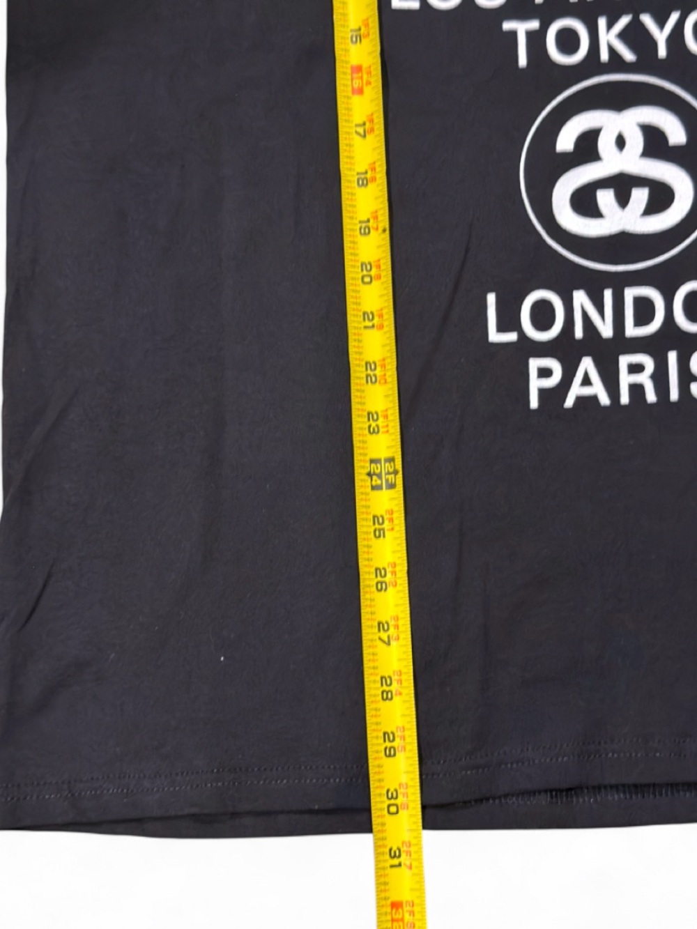 Stüssy World Tour Black Long Sleeve T-Shirt Size Men’s Large (NWOT) - Picture 6 of 6